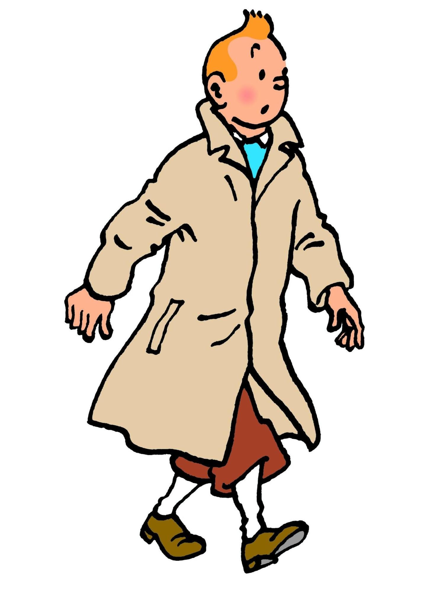 Tintin hero of Herve Arribart - fellow presans